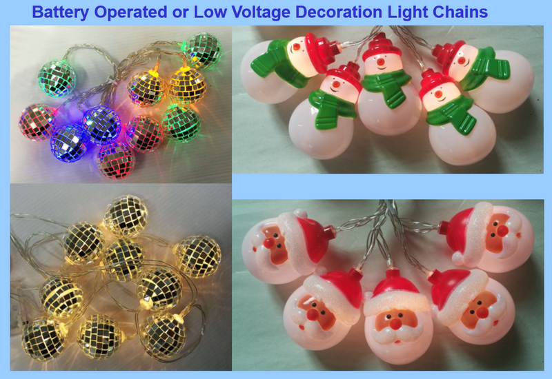 クリスマスデコレーションライトチェーン 
