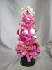 ピンク35cm回転ミニクリスマスツリー