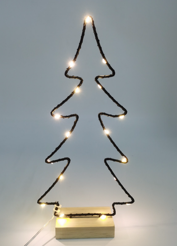 金属フレームと木製ベース