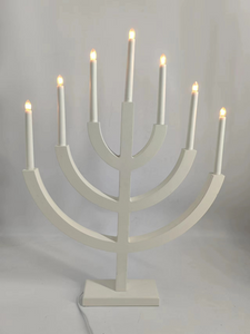 7 LED 木製キャンドルブリッジライト 1