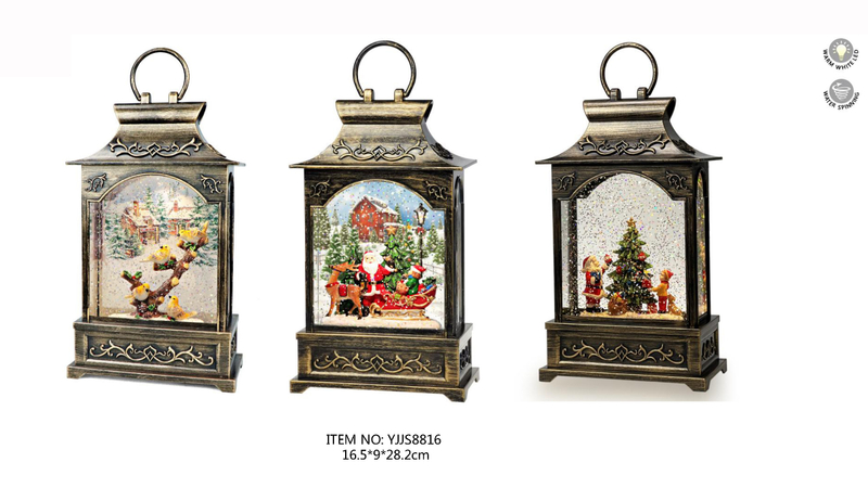 アクリルウォーターモーションバード/サンタクロース&トナカイ/サンタクロース&キッド SJ-18