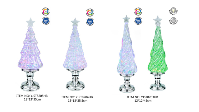 アクリルウォータークリスタルライト クリスマスツリー SJ-26