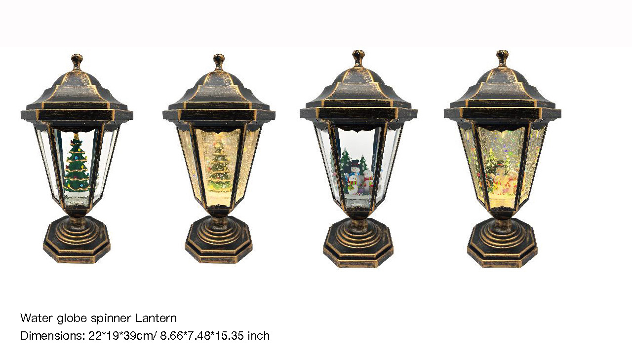 アクリルウォーターグローブスピナー ランタンツリー/スノーマン SR-87