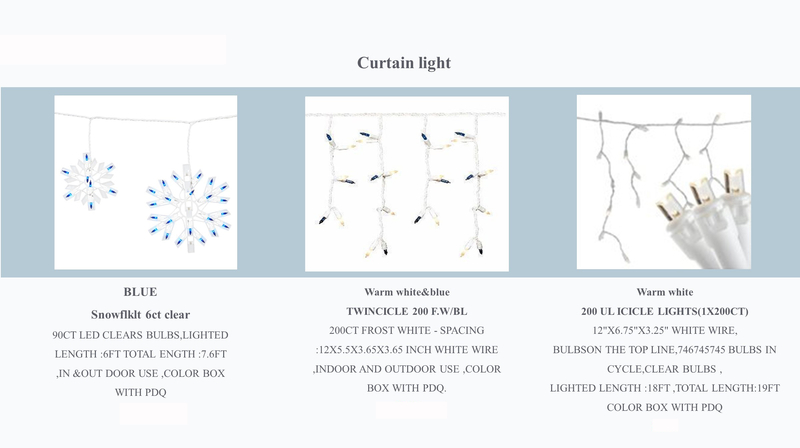F5 LED カーテンストリングライト2