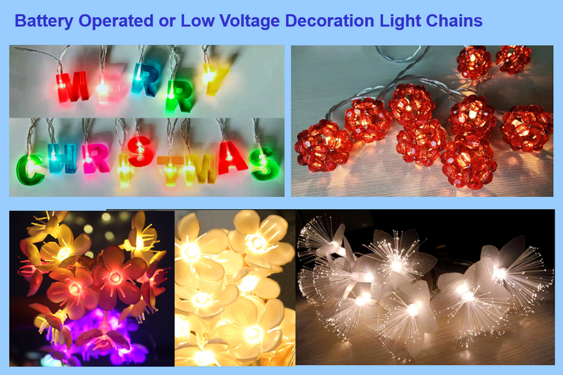 クリスマスデコレーションライトチェーン 