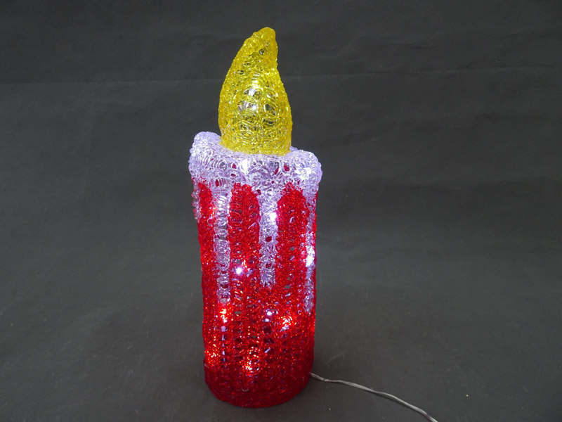 PS 3D キャンドル クリスタル ライト 