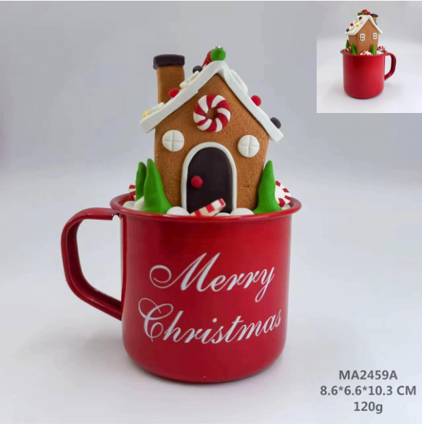 粘土生地 カップのキャンディーハウス - 30