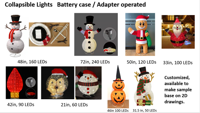 折りたたみ式ライト