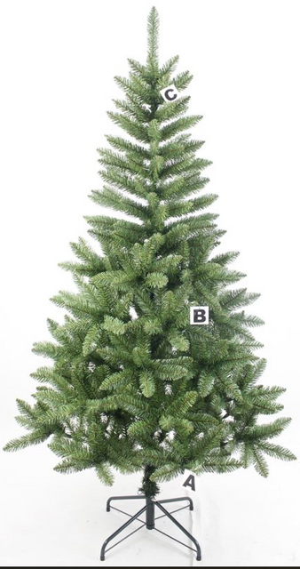 X'mas グリーンカラー 普通のクリスマスツリー