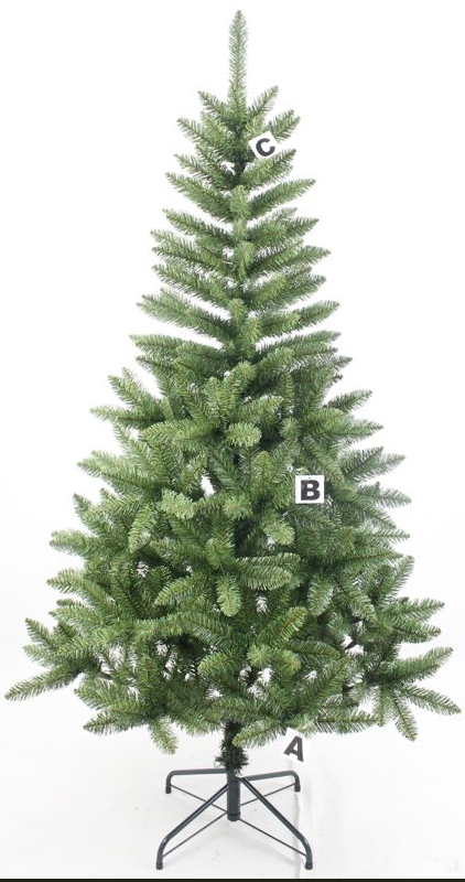 X'mas グリーンカラー 普通のクリスマスツリー