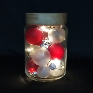 ガラスポット+PETボールライト 
