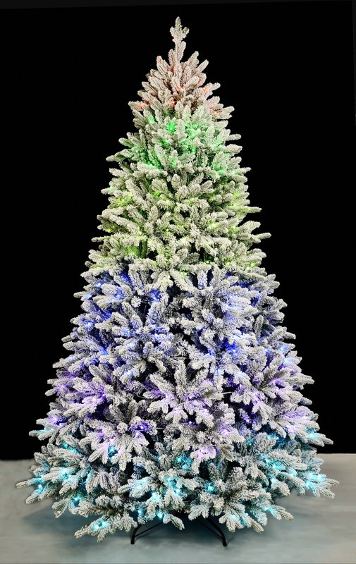 X'mas マルチカラー+植毛 通常のクリスマスツリー ライト - 8