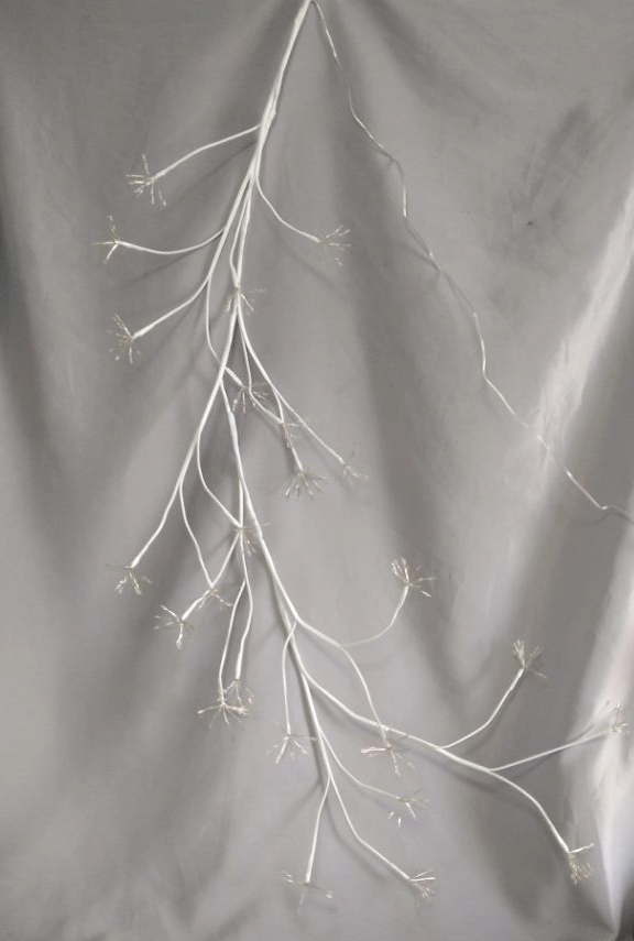 新しい1.5m人工枯れた枝サクラブロッサムLEDライトツリー - リアルな小枝デザインのエレガントなチェリーフラワー装飾ランプ