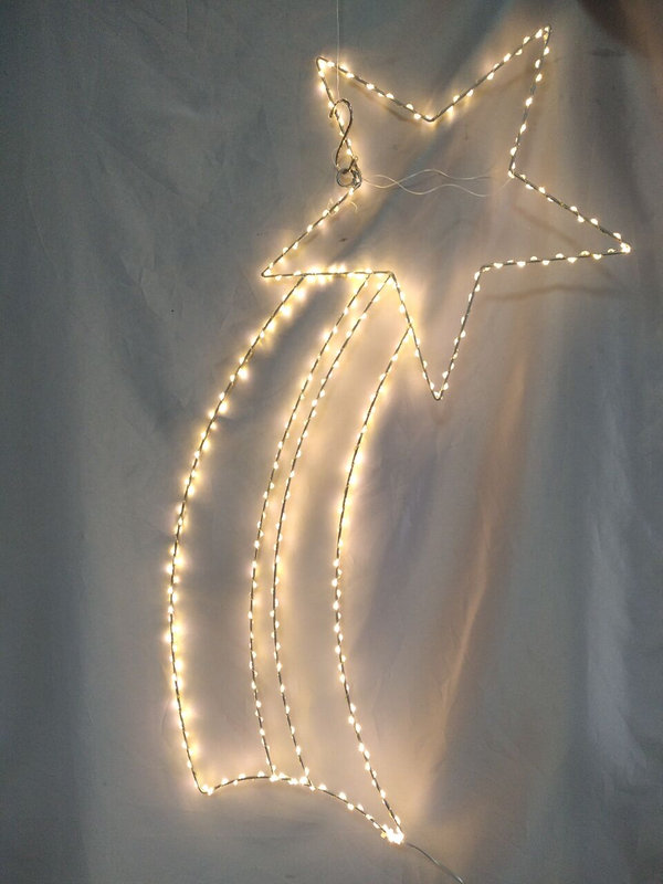 80cmの鉄のフレームMeteor LEDライト-360温かい白い銅線のライトが包み込まれ、魅惑的な屋内/屋外の流星シャワー照明のために