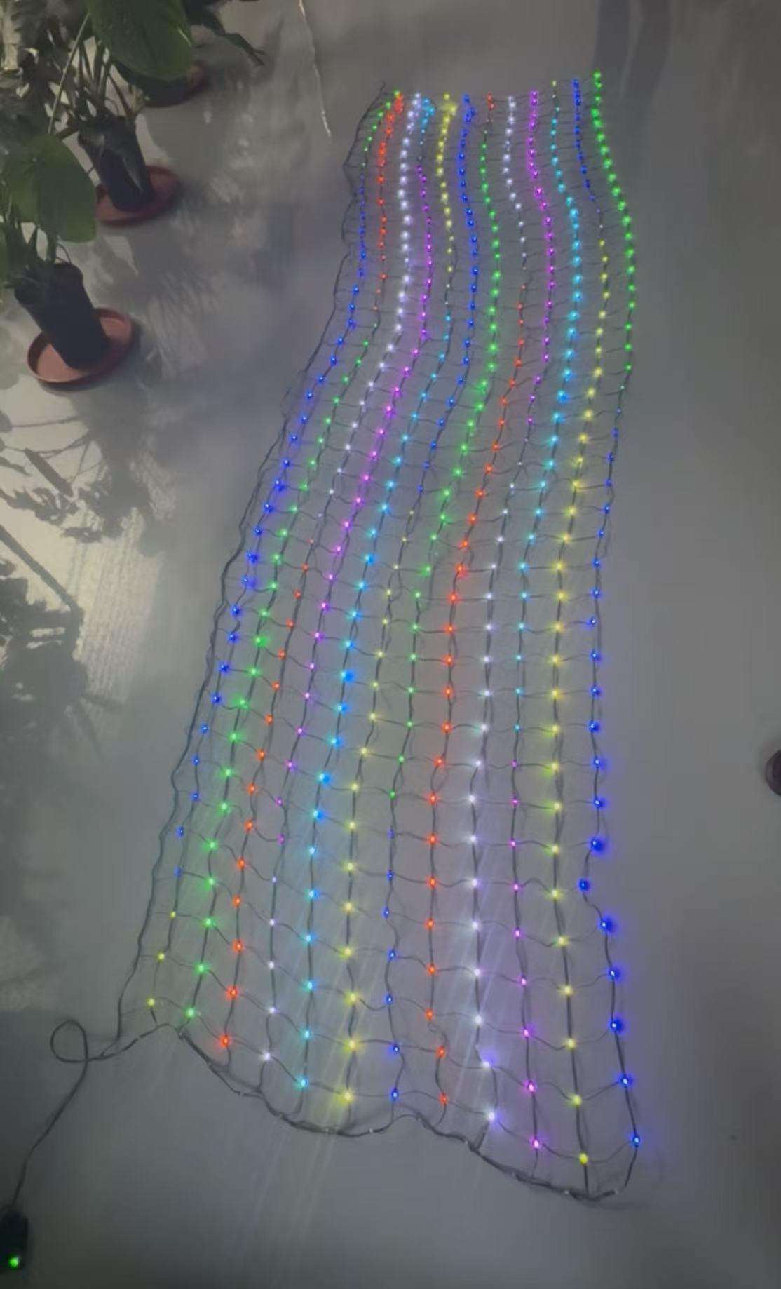 ファントムカラーアドレス可能なグリッド画面LEDライト