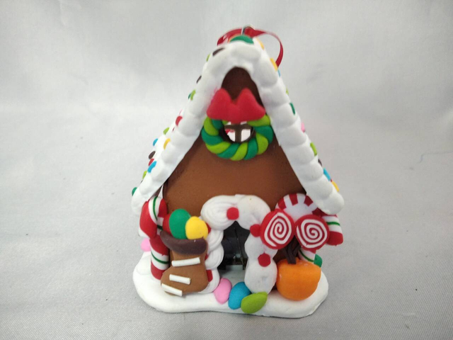 手作りのキャンディケイン&ロリポップコテージの装飾暖かい白いLEDライト| 7×6.5×9cmミニ照明付きの甘い休日の装飾