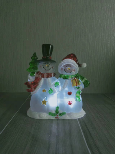 アクリル雪だるま