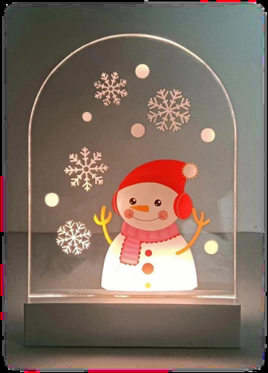 アクリル製のクリスマスライトの装飾と装飾品