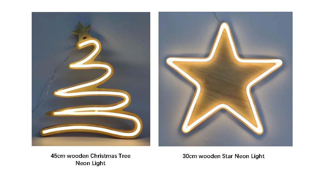 アクリル&木製サインライト