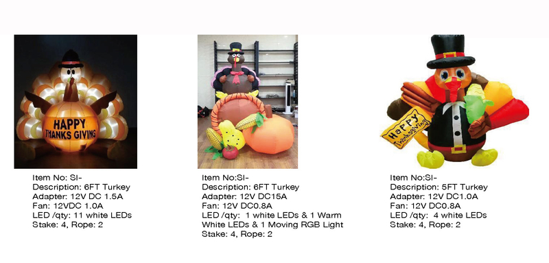 トルコのインフレータブル LED ライト