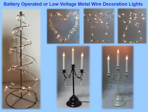 テーブル装飾照明（メタルワイヤー装飾照明）