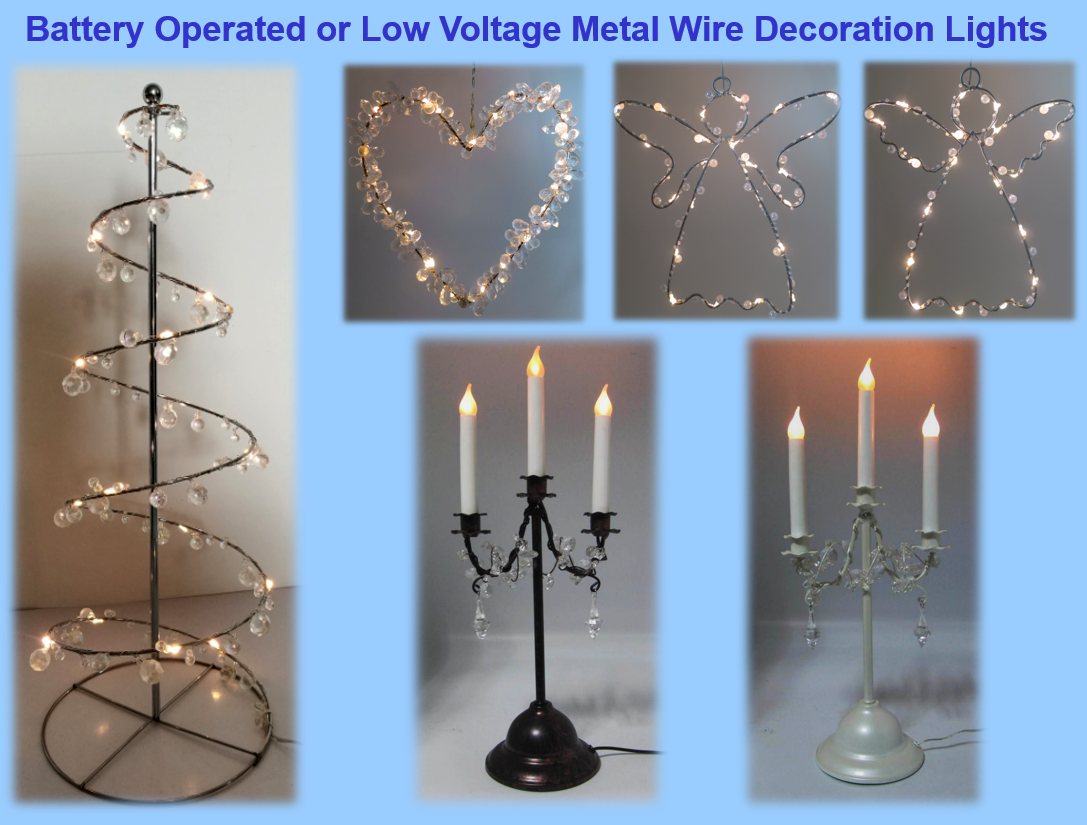 テーブル装飾照明（メタルワイヤー装飾照明）