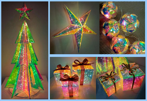 カラフルなPVCメタルモチーフライト5