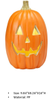PPオレンジ色パンプキンモデルライト 