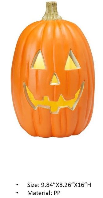 PPオレンジ色パンプキンモデルライト 