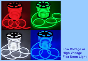 低電圧または高電圧フレックスネオンライト
