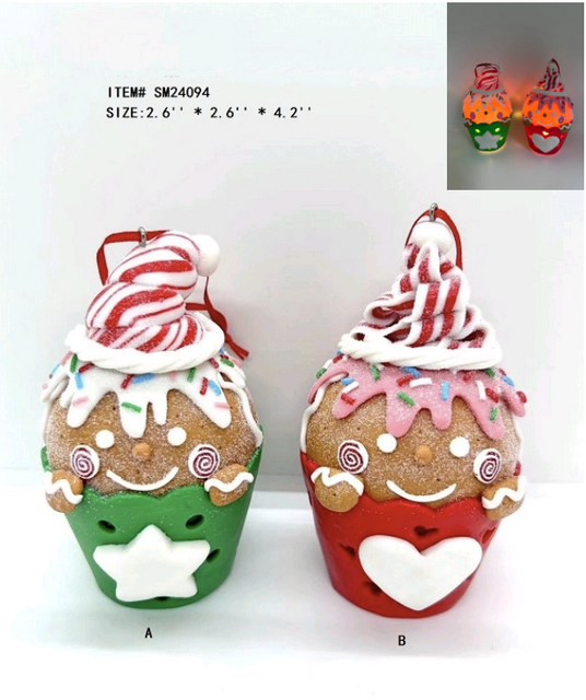 小さなカップの中に粘土生地のキャンディーマン ライト - 6