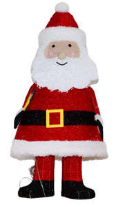 布で包まれたサンタの折りたたみ式ライト