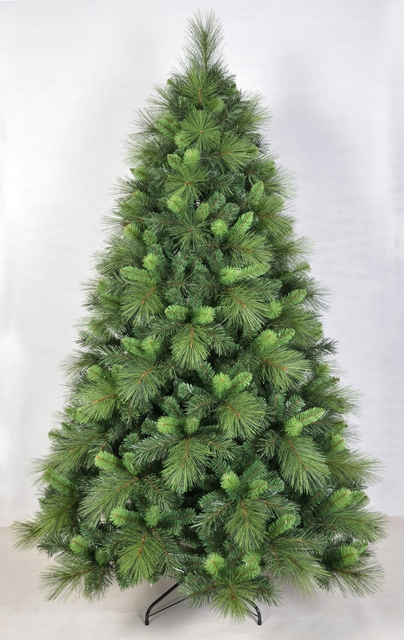 X'mas グリーンカラー 普通のクリスマスツリー 金属脚付き - 6