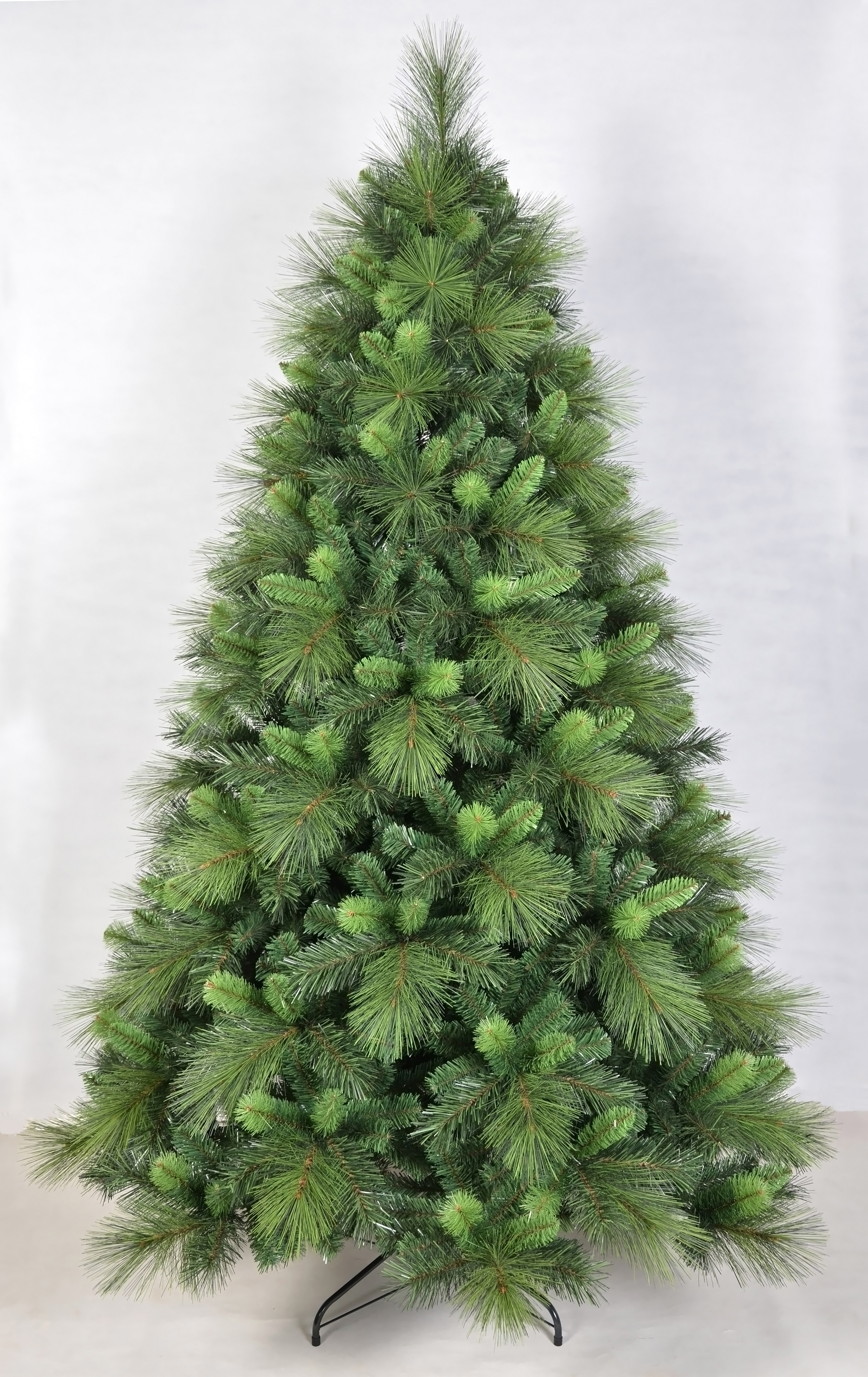 X'mas グリーンカラー 普通のクリスマスツリー 金属脚付き - 6