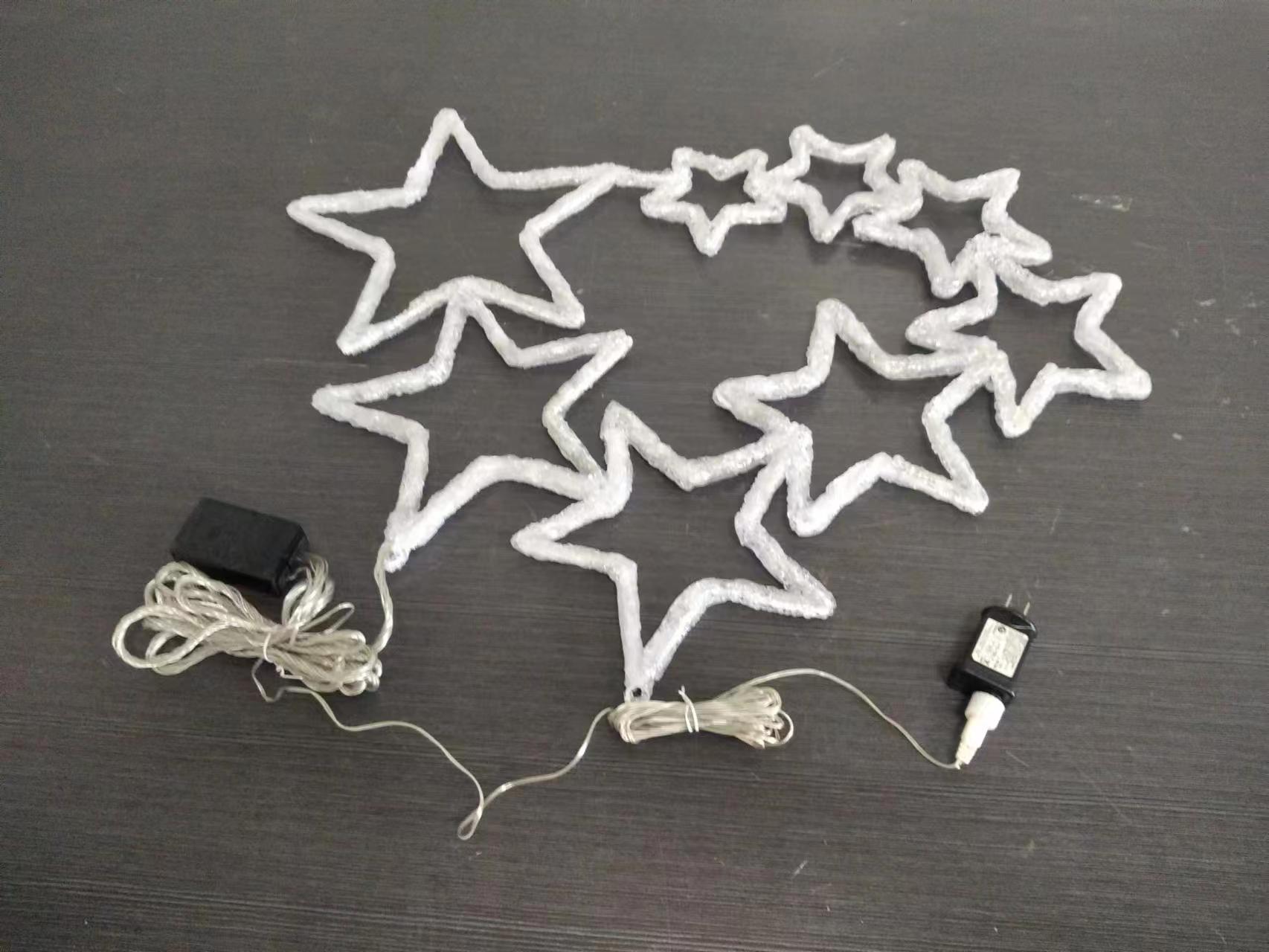 128個の白いLEDライトと8機能コントローラーを備えた8個のPCSをブラシをかけました