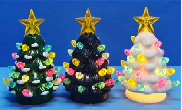 アクリルキャンディー星付きクリスマスツリーライト