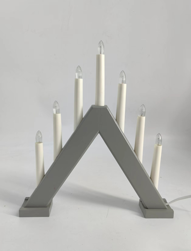 7 LED 木製キャンドルブリッジライト 2