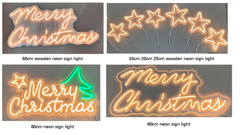 アクリル&木製サインライト