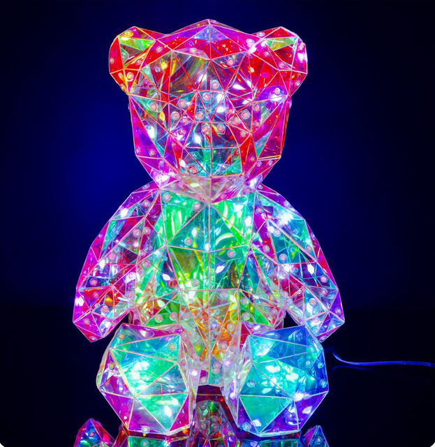 カラフルなクマ