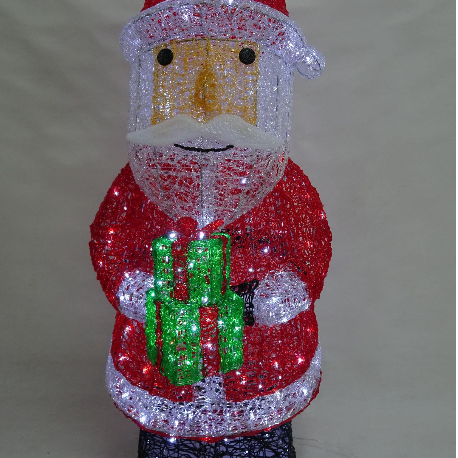 PS 3D サンタ クリスタル ライト 