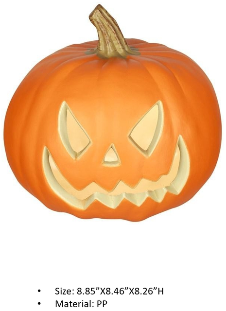 PPオレンジ色パンプキンモデルライト 