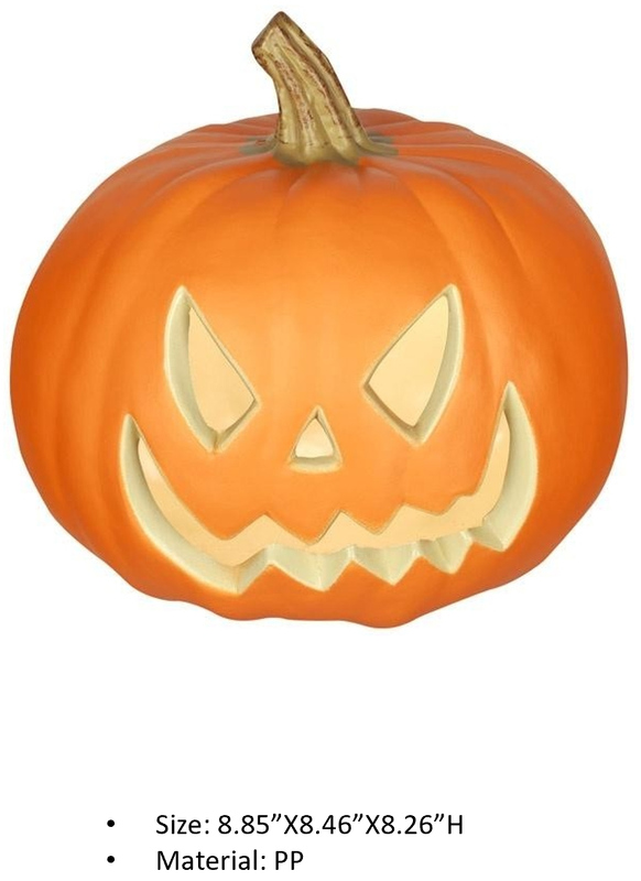 PPオレンジ色パンプキンモデルライト 