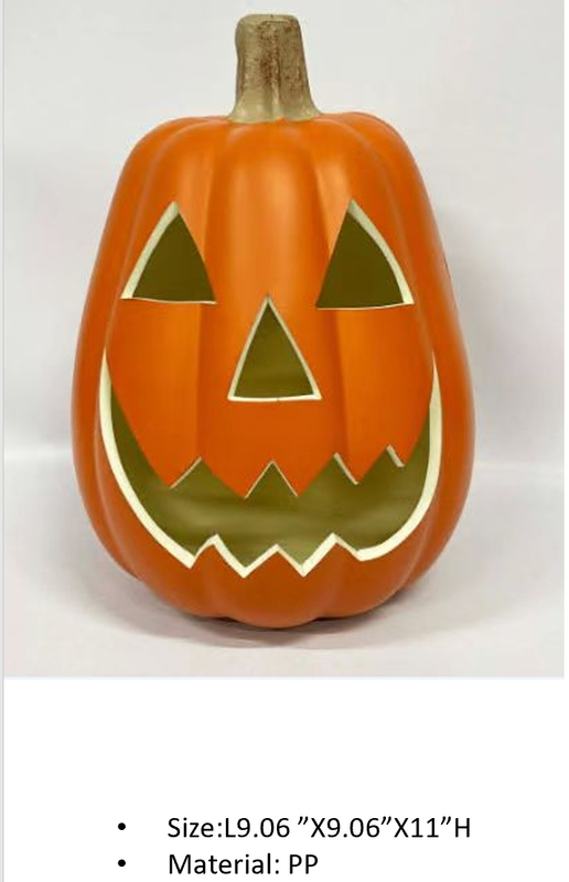 PPオレンジ色パンプキンモデルライト