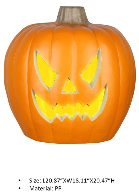 PPオレンジ色パンプキンモデルライト