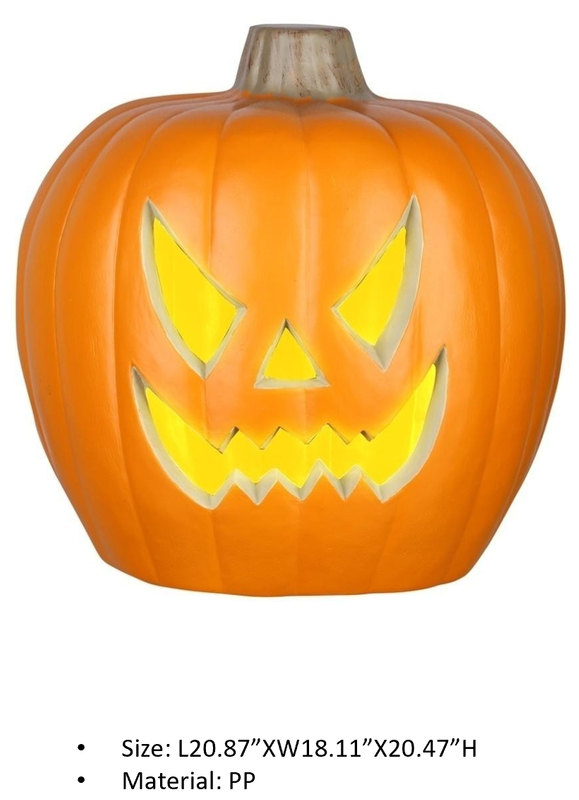 PPオレンジ色パンプキンモデルライト