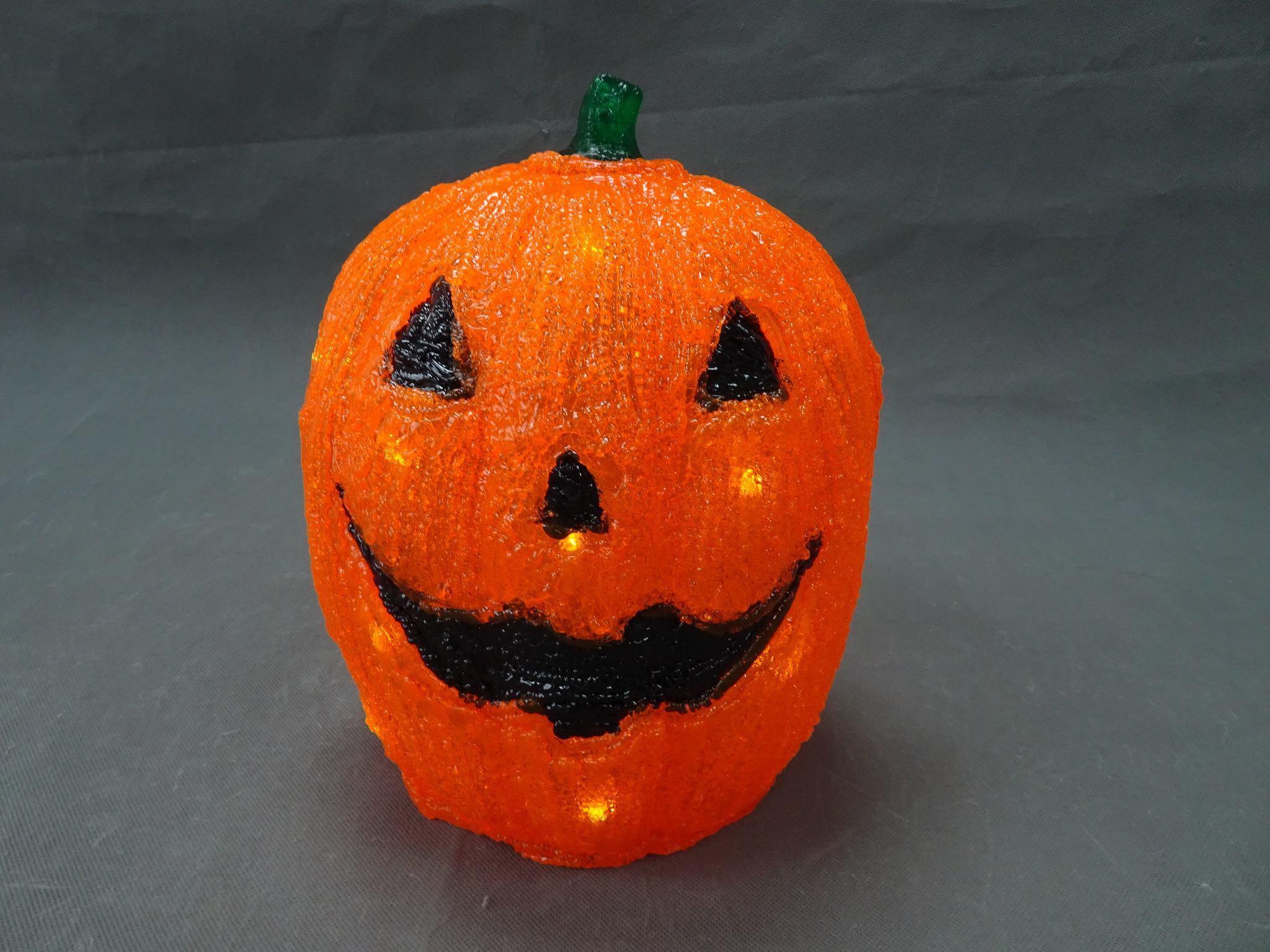 PS 3D パンプキン クリスタル ライト 