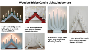 木製ブリッジキャンドルライト