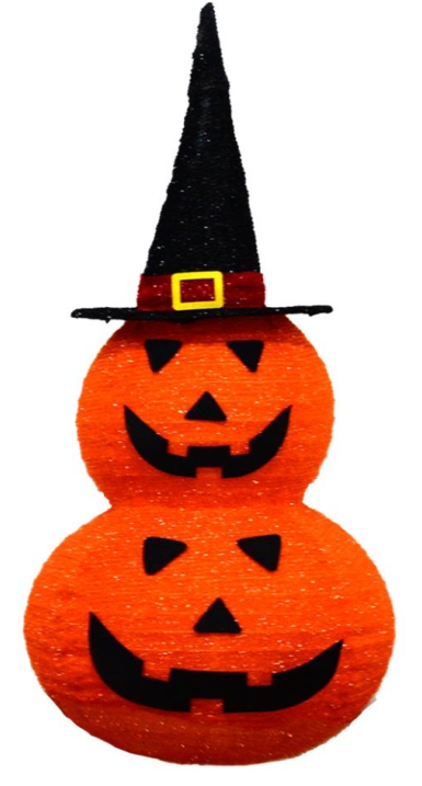 ファブリックラップ パンプキン折りたたみライト 2個