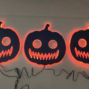 ハロウィン木製かぼちゃ（3個セット）