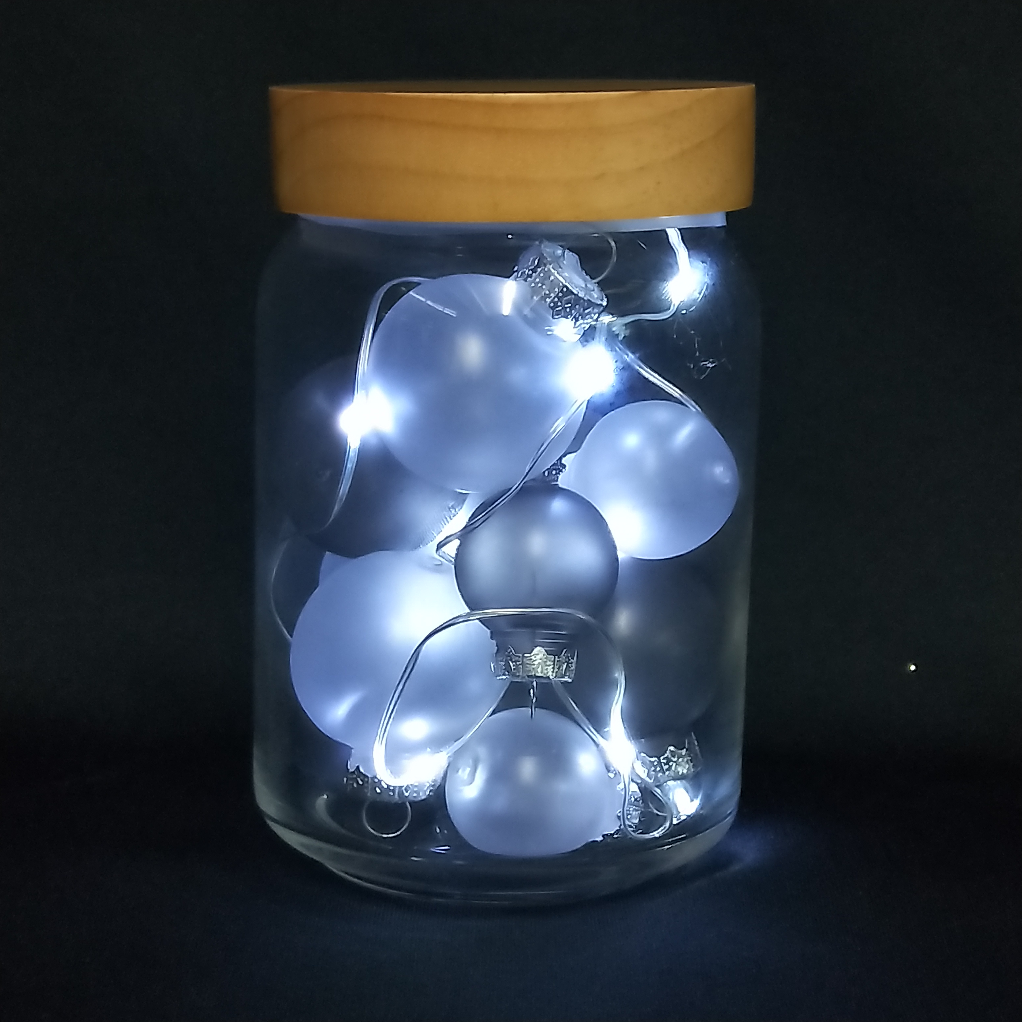 ガラスポット+PETボールライト 